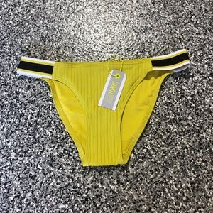 Seatonic ✦ Ribbed Waistband Yellow Cheeky Bottom (S)